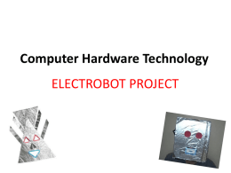 "Electrobot" Project