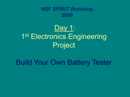Battery Tester Exercise - Intro to Soldering
