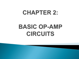 Chapter 2 - Basic Op-Amp Circuits