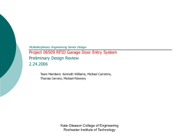 Multidisciplinary Engineering Senior Design Project 06509