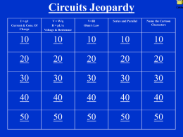 Jeopardy Circuits REVIEW - Turkett