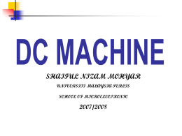 02_DC Machines - UniMAP Portal