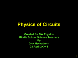 Physics of Circuits