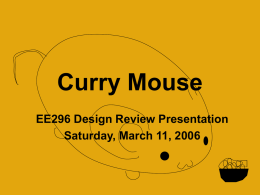 Curry Mouse (Micromouse)