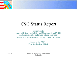 CSC_Status - CMS-EMU SliceTest