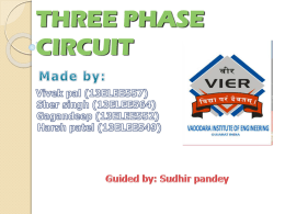 three phase circuit - GTU e