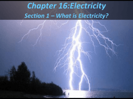 What is Electricity?