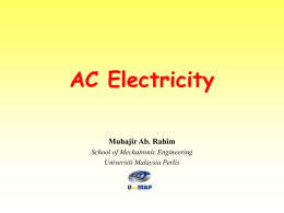 AC Electricity - UniMAP Portal
