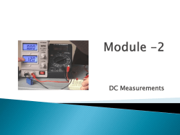 Module 1 - MeasurementsG11ES