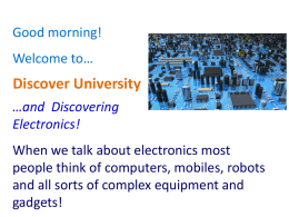 Discover University Presentation