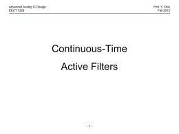 Active filters