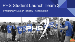 PHS Student Launch Team 2 - Plantation High School Aerospace