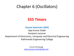 Chapter 6 (Oscillators) -