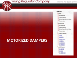 Motorized Dampers