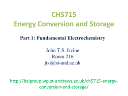 CH5715 Energy Conversion and Storage