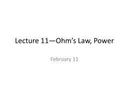 Lecture 11 Wednesday February 11x