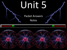 Unit 5 Packet Answers