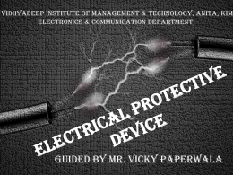Protective Devices - GTU E
