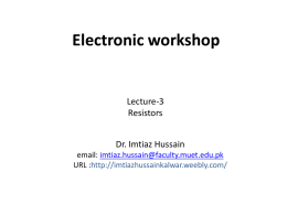 Lecture-3 - Dr. Imtiaz Hussain