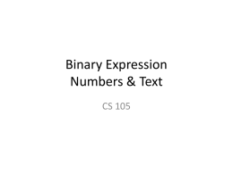 Binary Expression