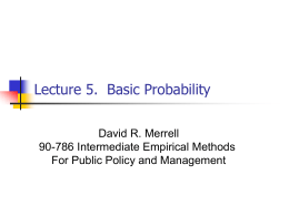 Probability - Andrew.cmu.edu