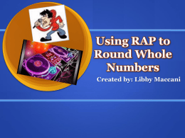 Rounding Whole Numbers Power Point