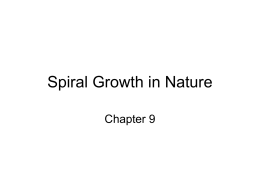 Spiral Growth in Nature