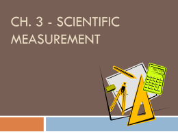 Ch.3 - Measurement