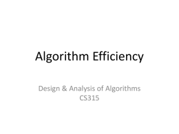 Chapter 2: Fundamentals of the Analysis of Algorithm
