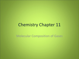 Chemistry Chapter 11 - Beaver Local High School