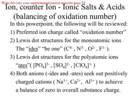 Ion counter Ion - San Diego Mesa College