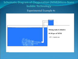 Schematic Diagram of Oxygenation (MNB)Micro