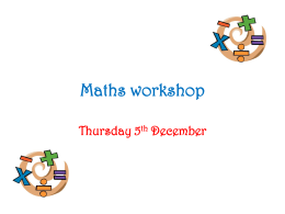 Maths workshop - Anthony Roper School