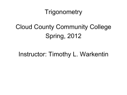 University Physics I - Cloud County Community College