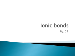 Ionic bond - EducatorPages.com