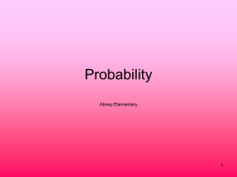 Probability - Vicki Martinez