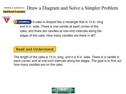 Draw a Diagram and Solve a Simpler Problem