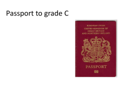 Passport to grade C