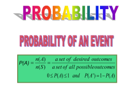 Probability - choosgs4math