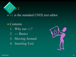 Introduction to UNIX - People Server at UNCW