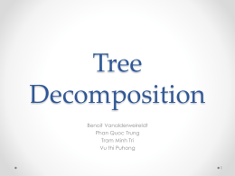 Tree Decomposition