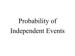 Probability-of-Independent-Events