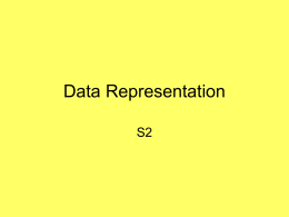 Data Representation - duncanrig.s