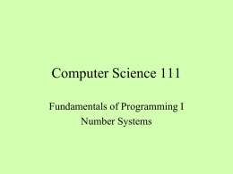 9-Number Systems