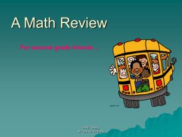 gr2A Math ReviewTP