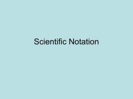 Express in correct scientific notation