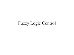 Fuzzy Logic and Control