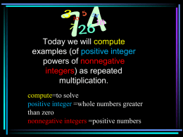 NS1_3C Understanding positive integer powers of nonnegative
