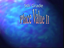 Place Value II - Cloudfront.net