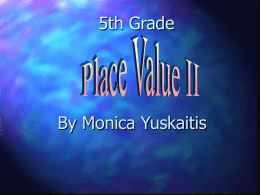 Place Value II